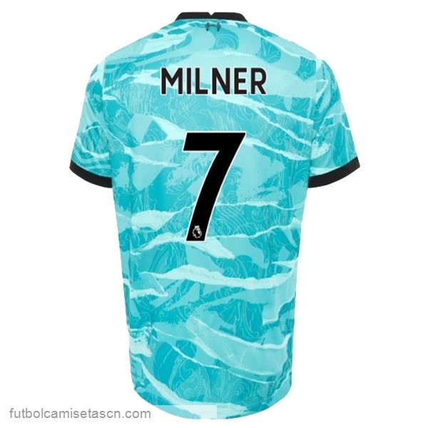Camiseta Liverpool NO.7 Milner 2ª 2020/21 Azul